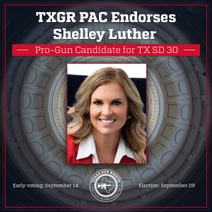TXGR Endorsed Candidate Luther